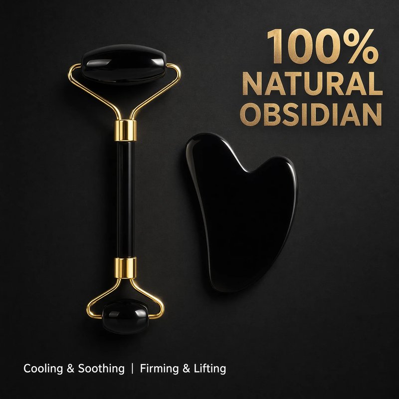 Gua Sha & Facial Roller Set
