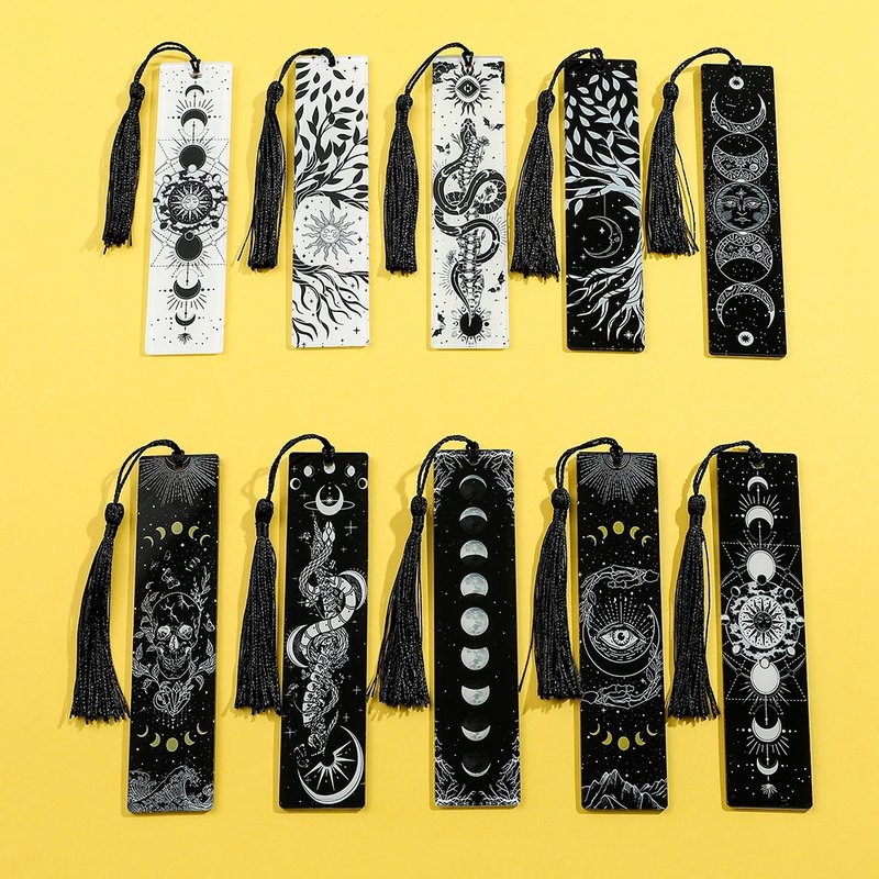 Celestial Acrylic Bookmarks Set