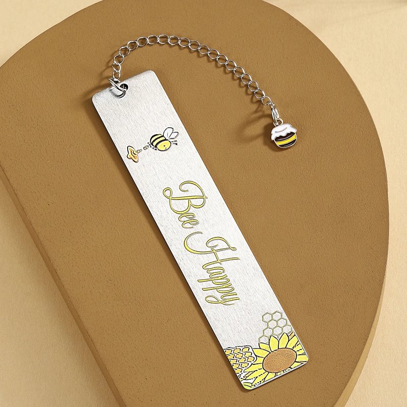 Inspirational Bee Bookmark for Book Lovers