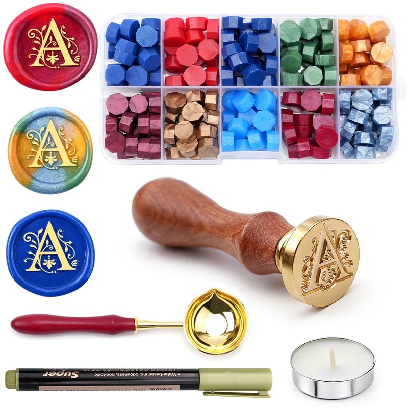 Vintage Wax Seal Stamp Kit