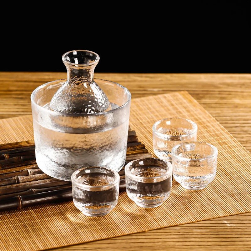 Japanese Glass Wine Set