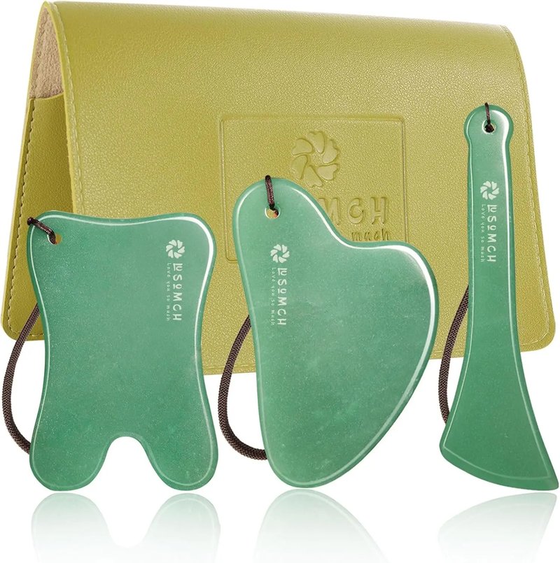 Natural Jade Gua Sha Massage Set