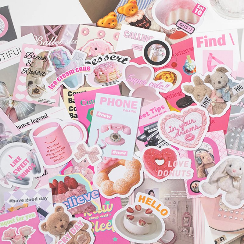 208 Cute Animal Stickers for DIY