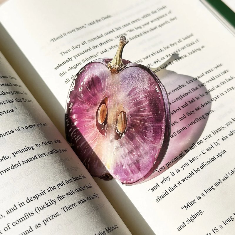 Translucent Grape Bookmark