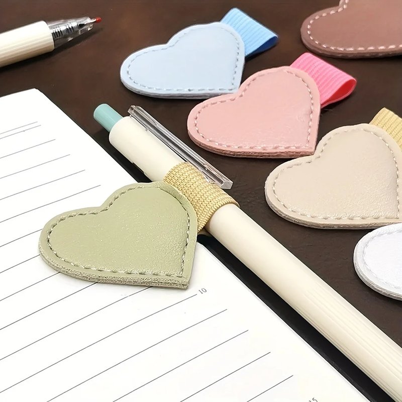 Faux Leather Pen Holder Ring