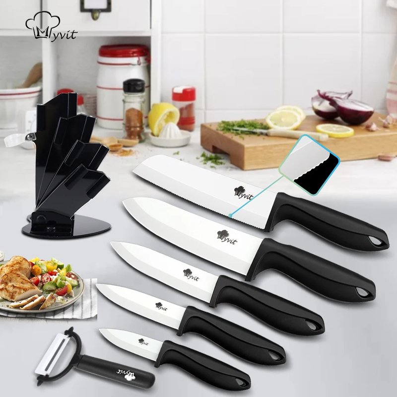 Ceramic Kitchen Knife Set