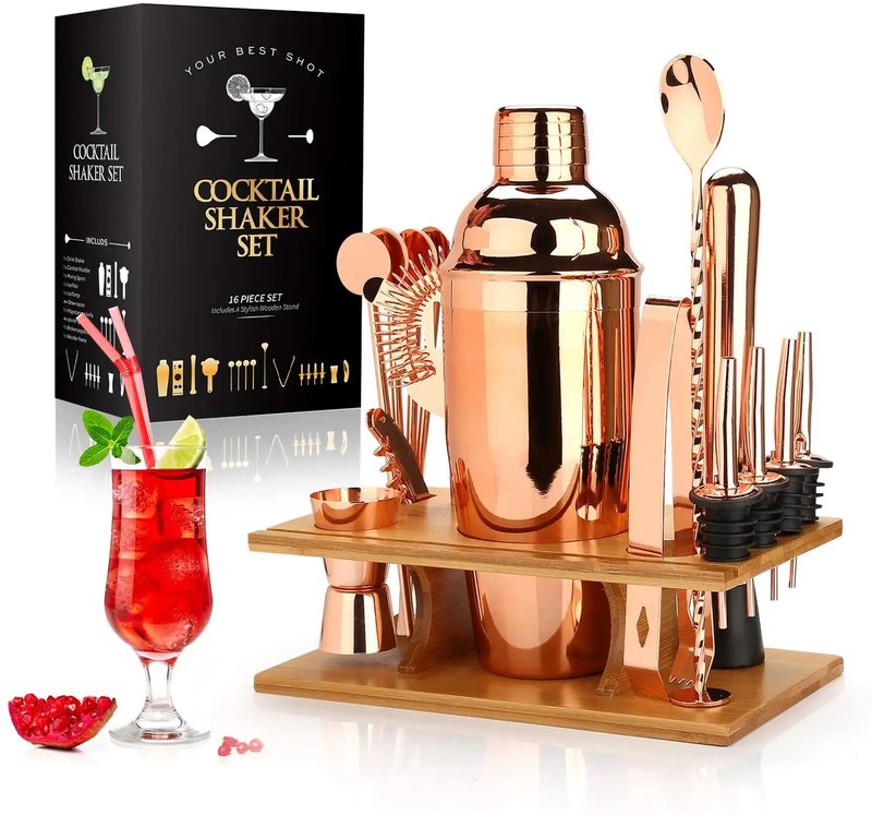 16-Piece Cocktail Shaker Set