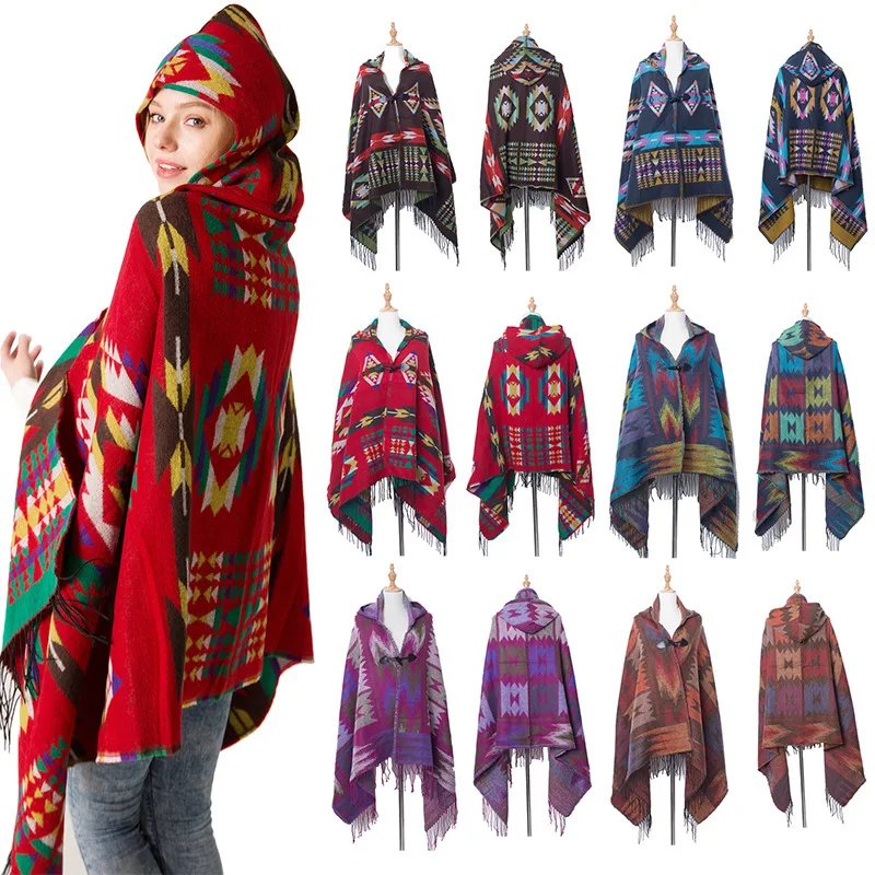 Bohemian Fringe Shawl and Poncho