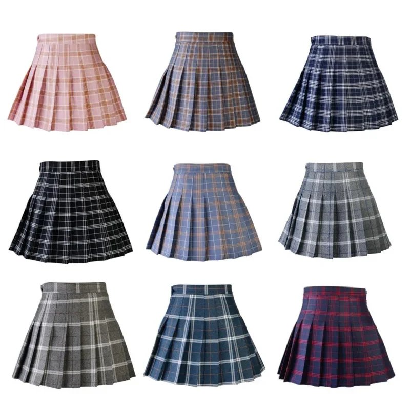 Kawaii Plaid Mini Skirt