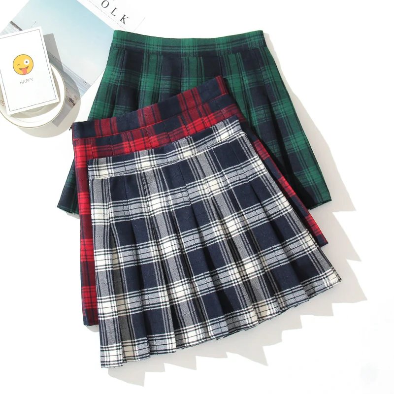 Chic Plaid Mini Skirt for Women