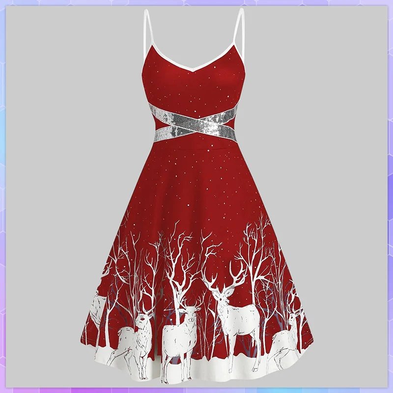 Elegant Floral Print Cold Shoulder Dress