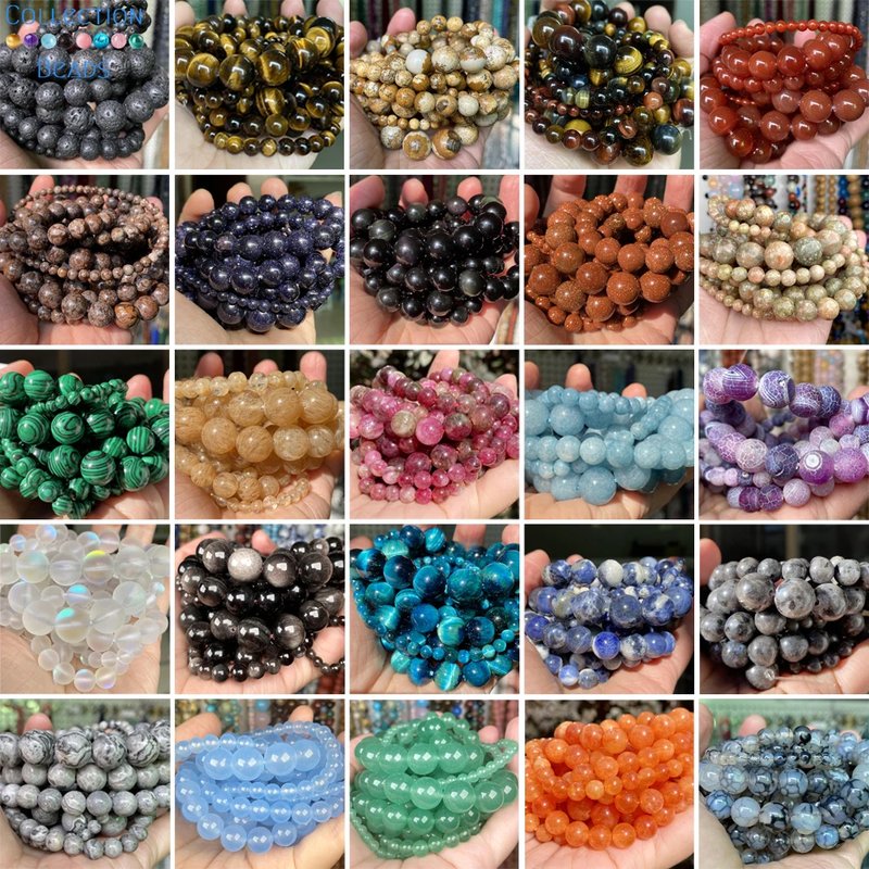 Natural Stone Beads for Jewelry Making