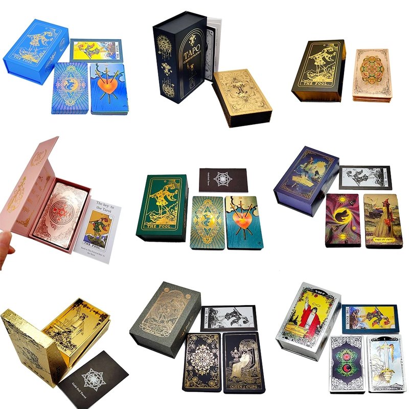 Gold Foil Tarot Card Set