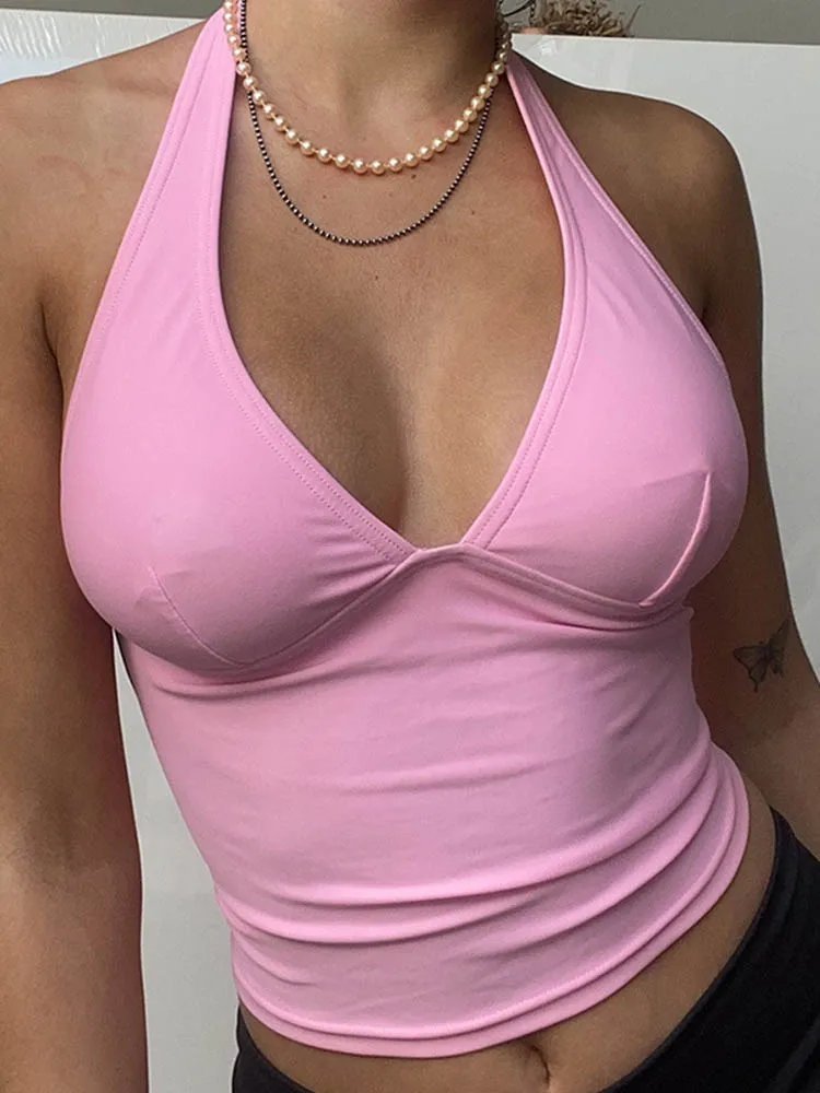 Chic Summer Halter Tank Top