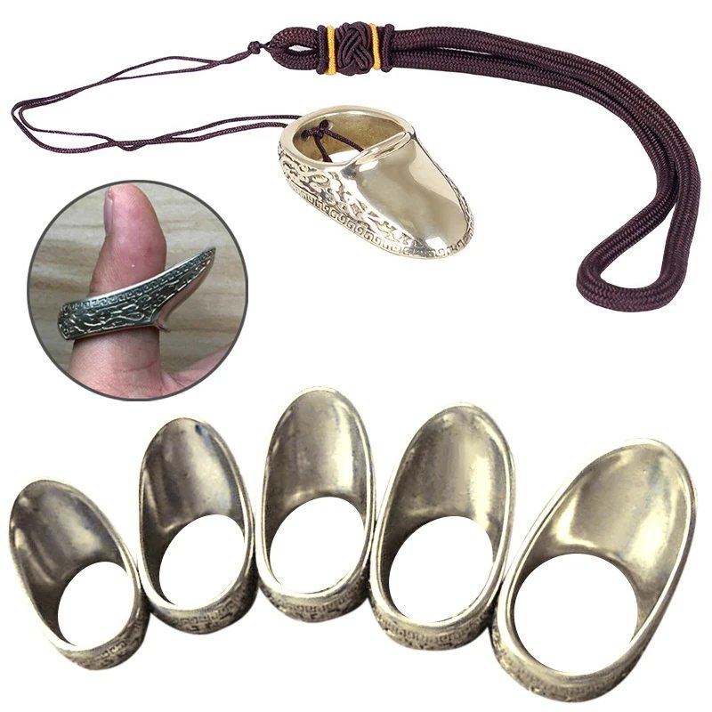 Lightweight Brass Thumb Finger Guard