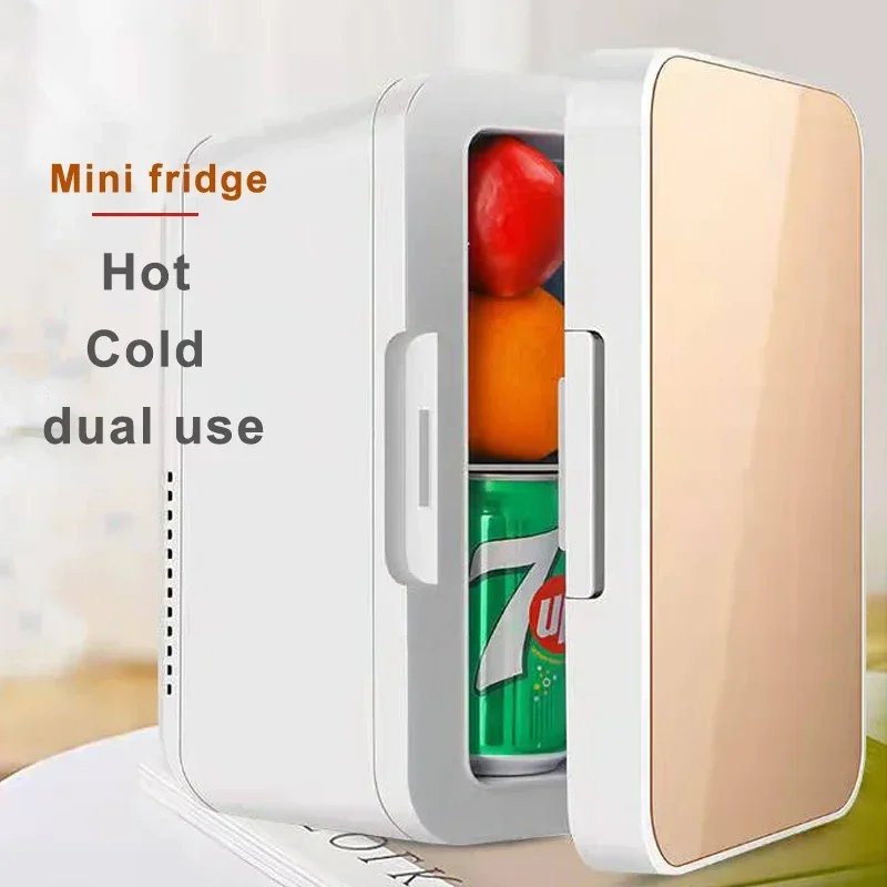 8L Portable Dual-Use Mini Fridge