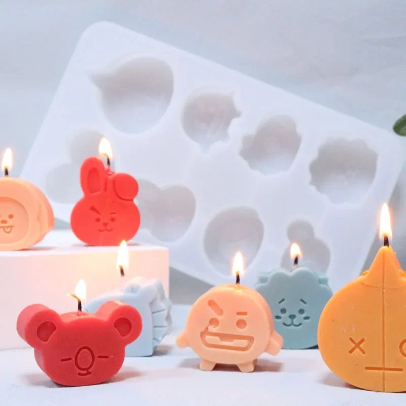 3D Animal Candle Silicone Mold