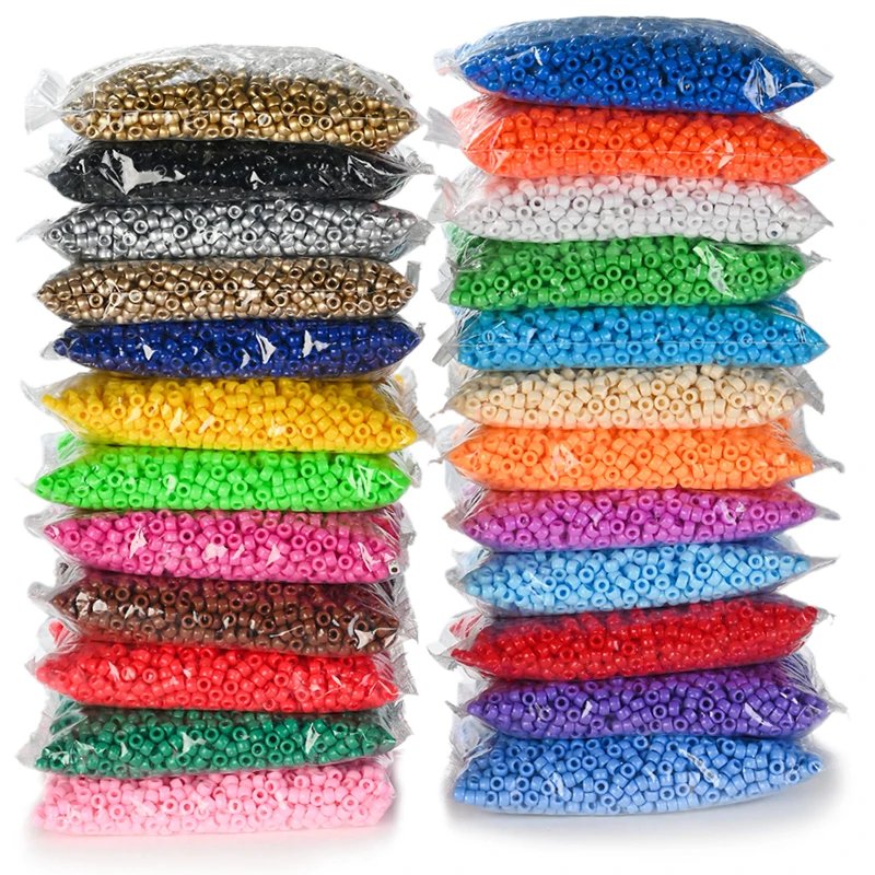 Glitter Pony Beads for DIY Crafts