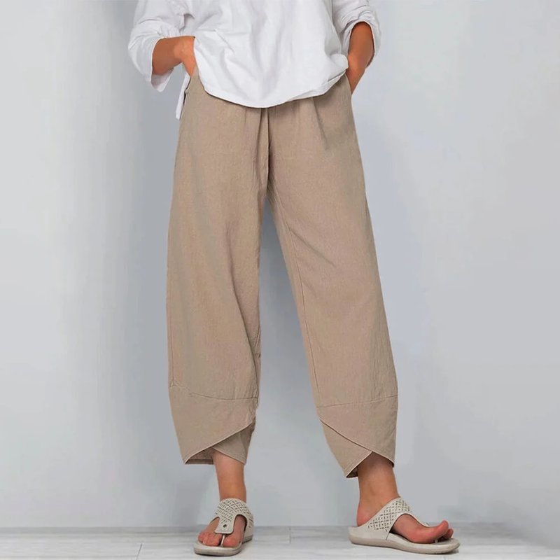 Vintage Cotton Linen Harem Pants
