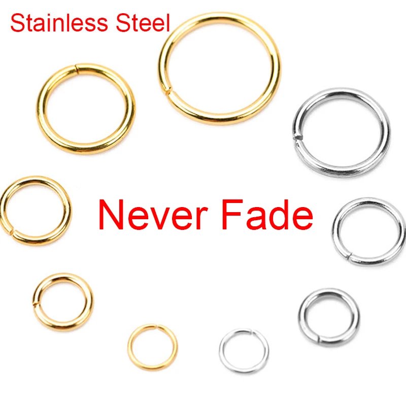 100pcs Stainless Steel Jump Rings