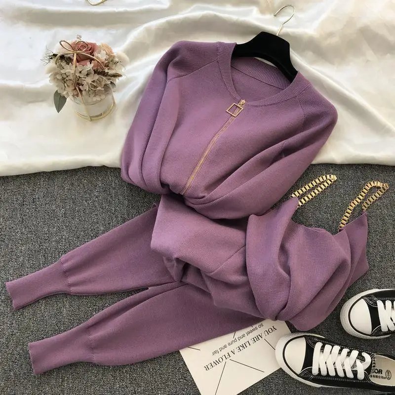 Chic Autumn 3-Piece Women's Set