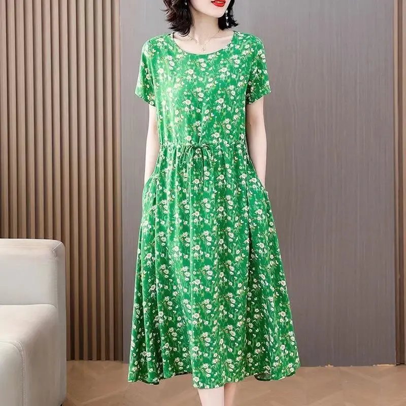Bohemian Floral Midi Dress