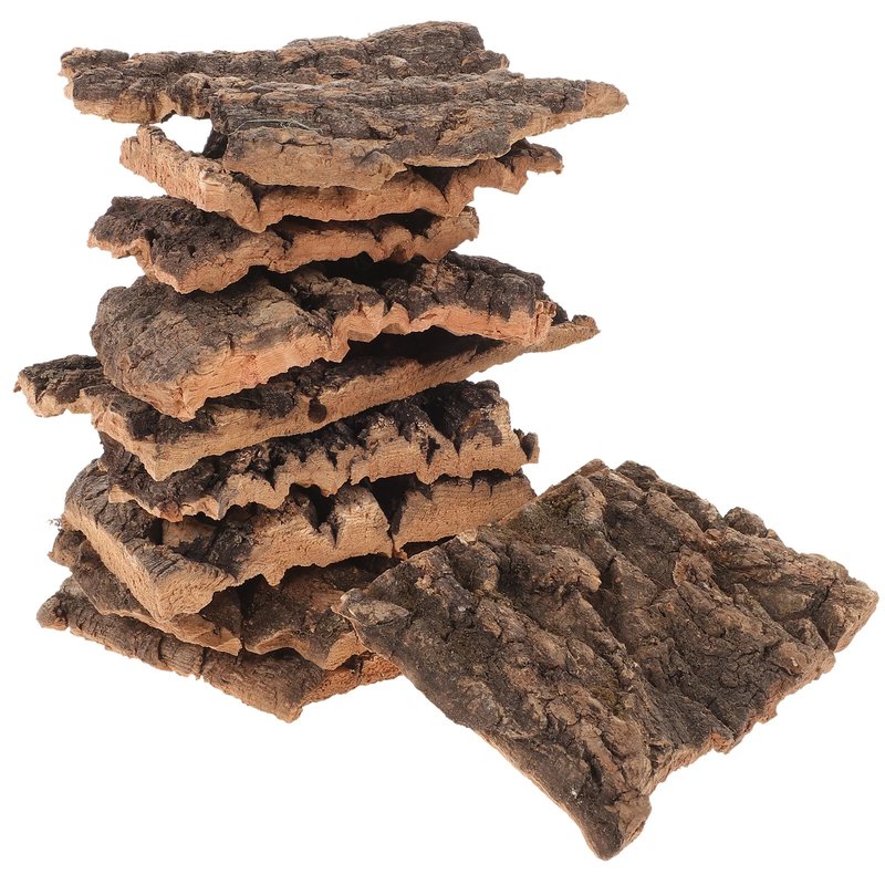 10-Pack Reptile Habitat Bark Decor