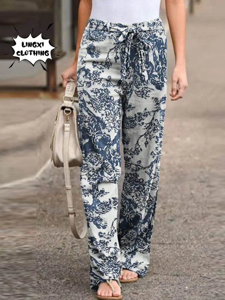 Summer Casual Wide Leg Pants