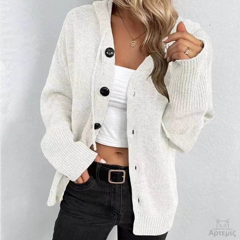 Chic Hooded Cardigan for Women