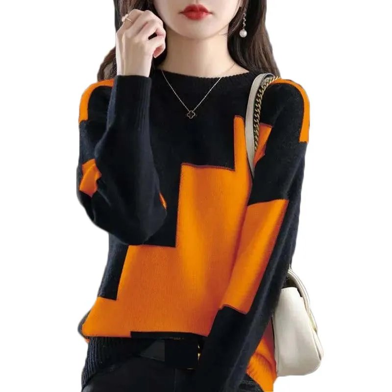 Chic Autumn Knitted Sweater for Women