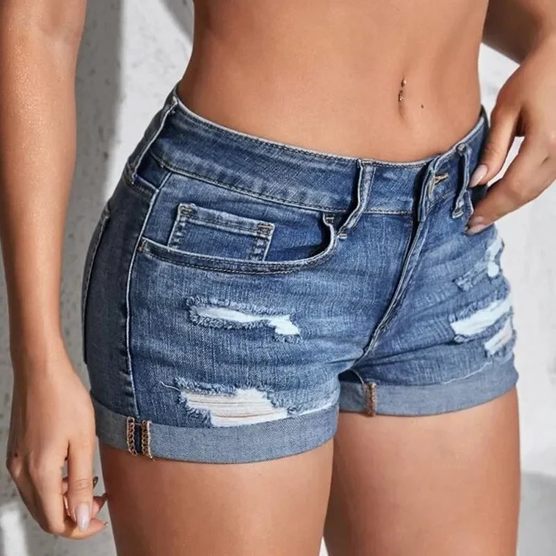 Stylish Women's Denim Shorts