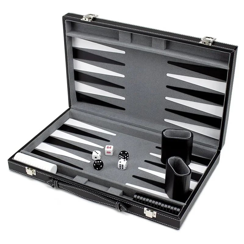 Elegant Chess and Backgammon Set