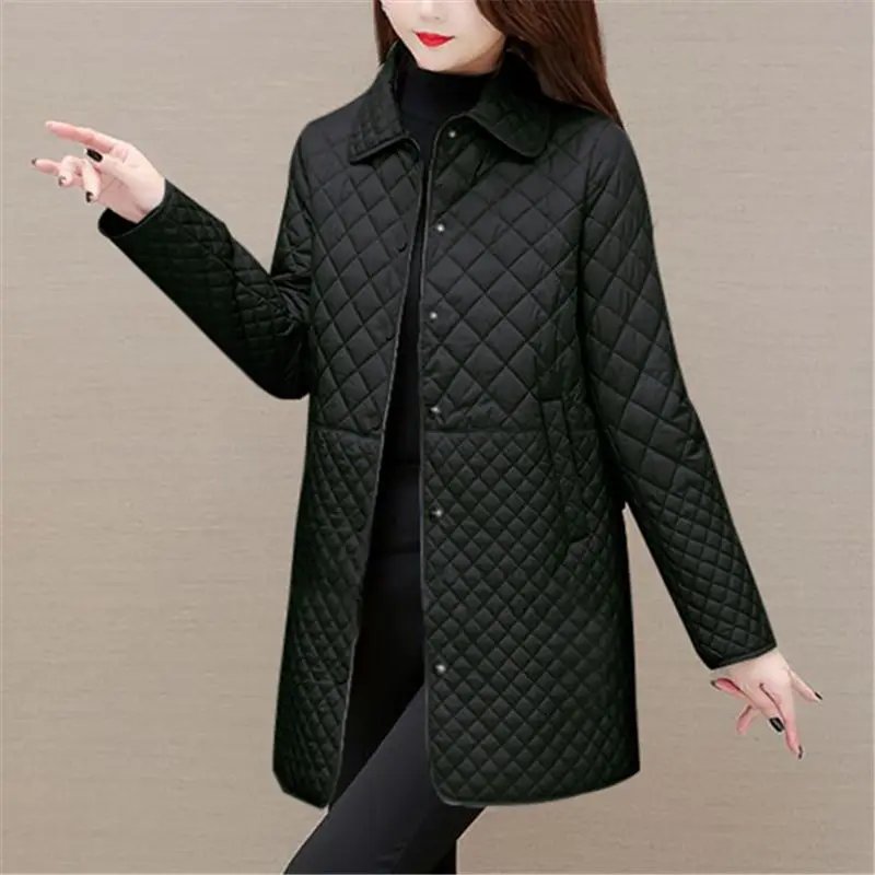 Stylish Quilted Midi Coat for Women