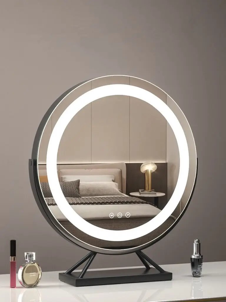 Illuminated 3-Color Makeup Mirror