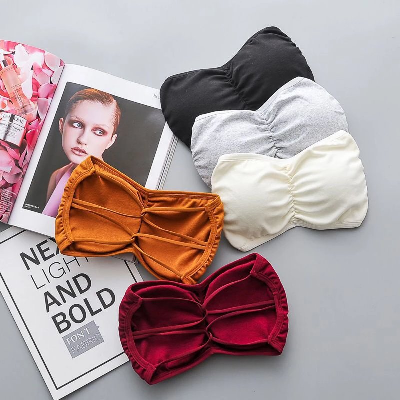 Elegant Strapless Tube Top Bra