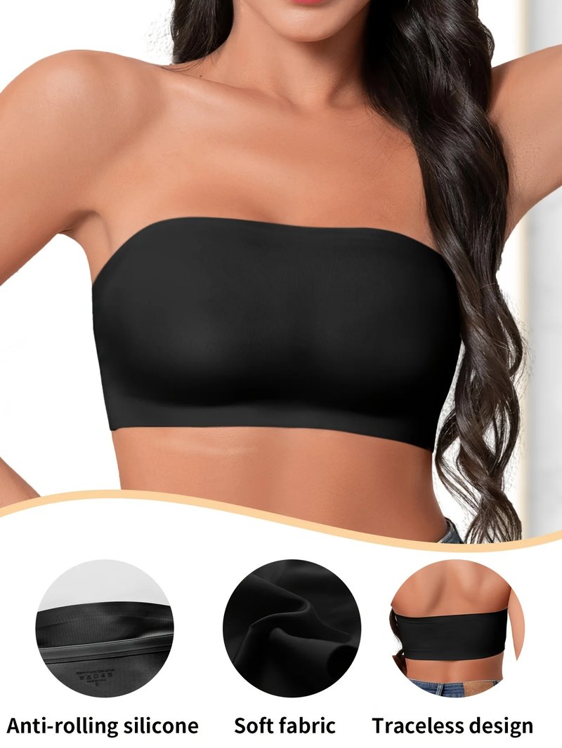 Seamless Strapless Wireless Bra