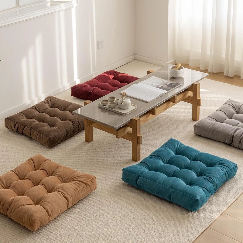Thick Square Floor Pillow