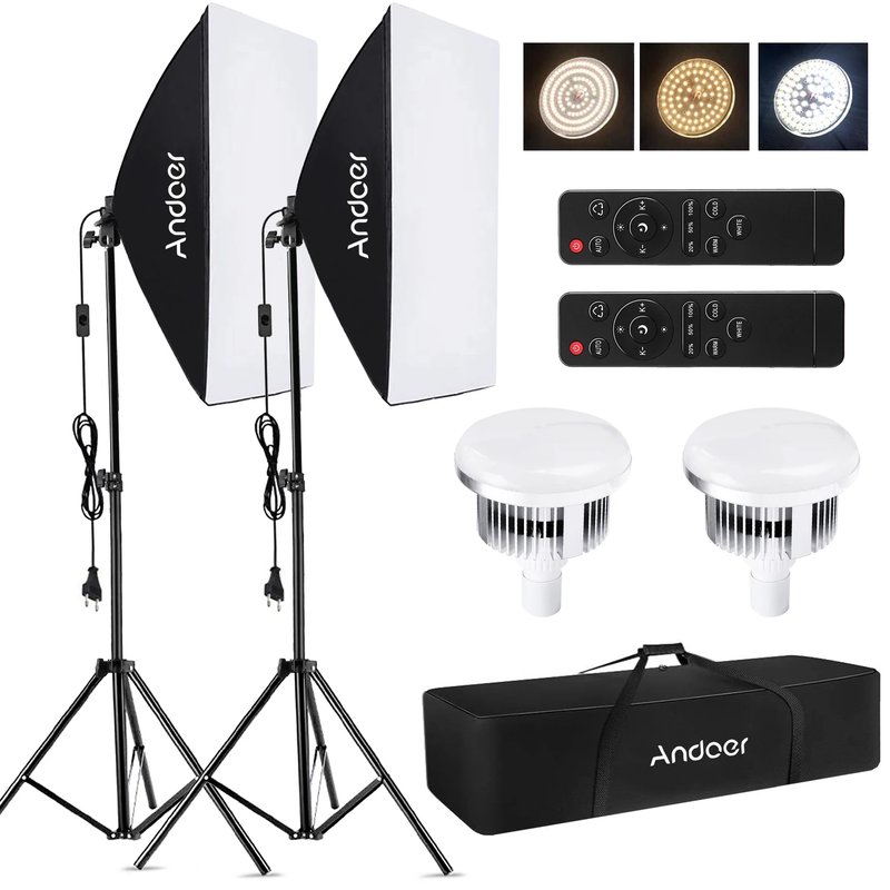 Professional Softbox Lighting Kit