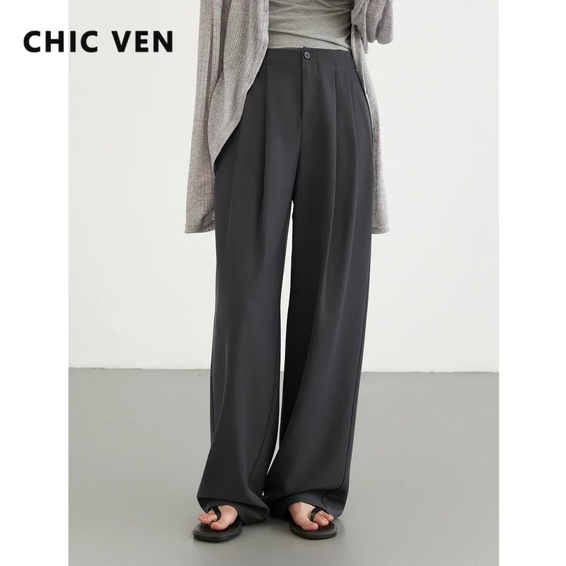 Chic High-Waisted Wide Leg Pants