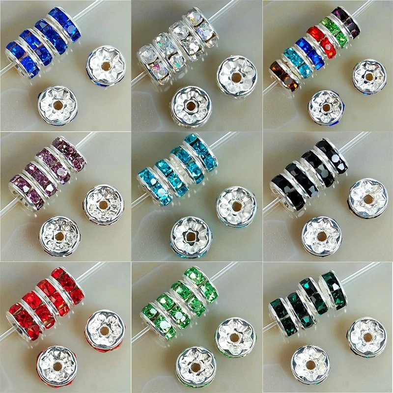 Metal Crystal Beads for Jewelry Making
