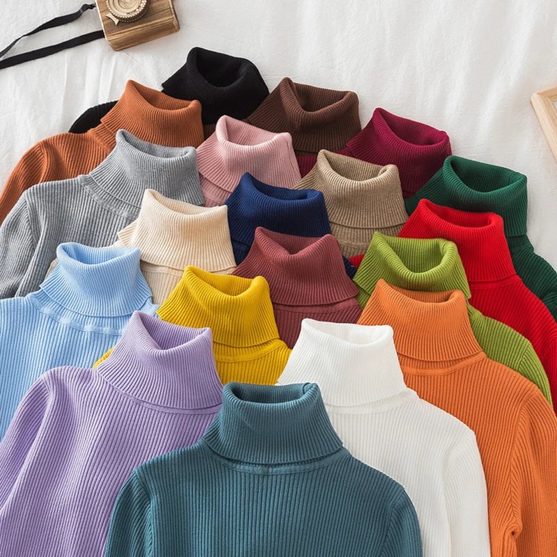 Cozy Turtleneck Pullover Sweater