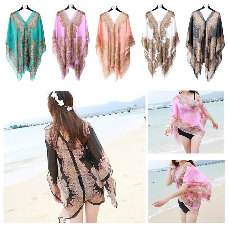 Chic Beach Cover-Up Shawl