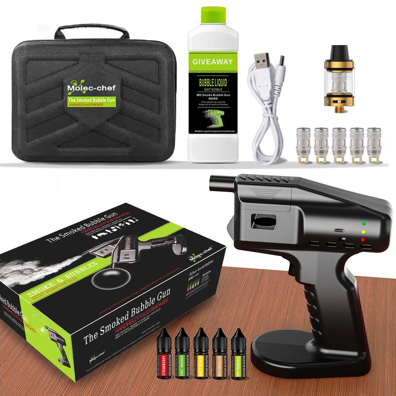Cocktail Smoker Bubble Gun Kit