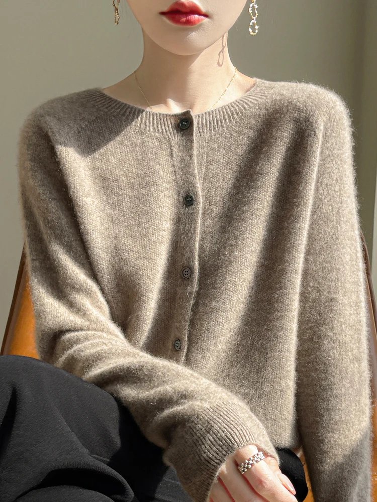 Cozy Merino Wool Cardigan