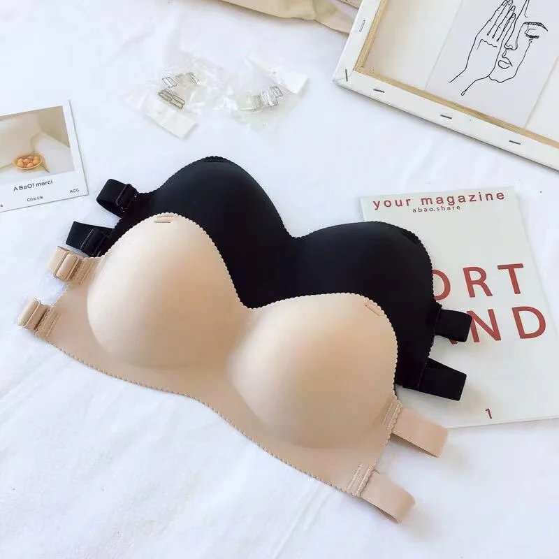 Invisible Backless Push-Up Bra