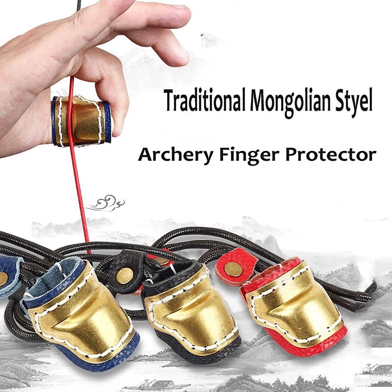Cowhide Thumb Ring for Archery