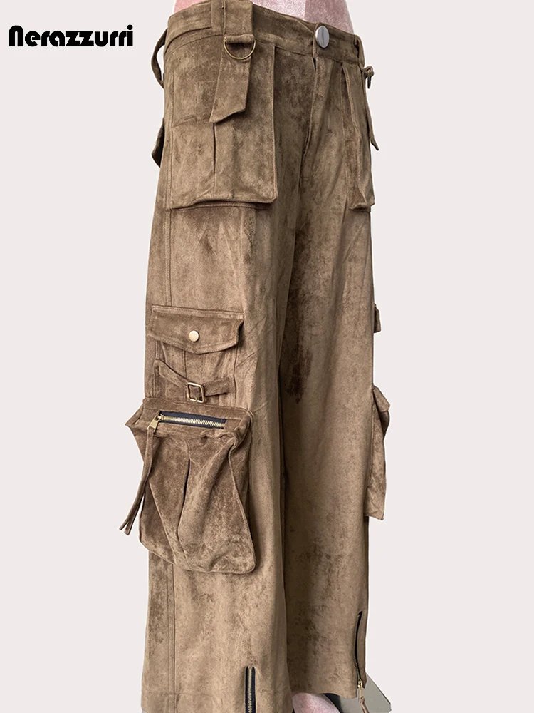 Chic High-Waist Cargo Pants for Women