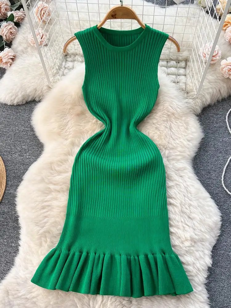 Chic Ruffled Mini Dress