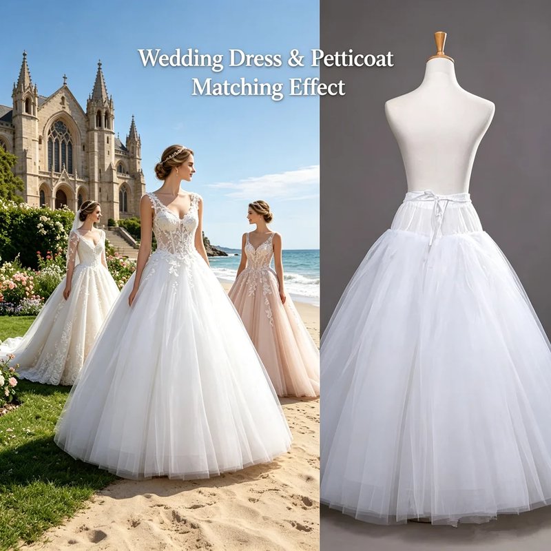 Elegant Layered Petticoat for Weddings
