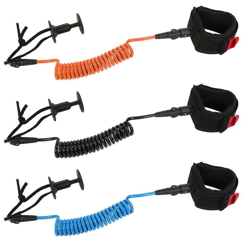 Coiled Wrist Leash for Bodyboards